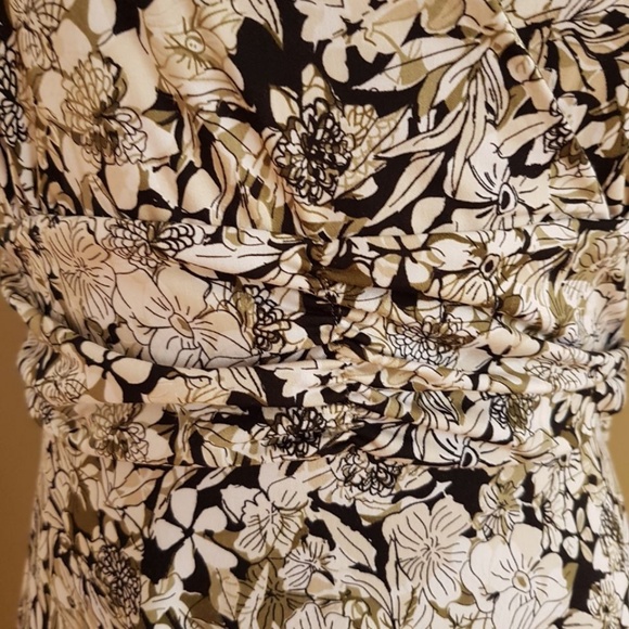 Click Collection Long Sleeveless Dress Floral sz M - Picture 5 of 6